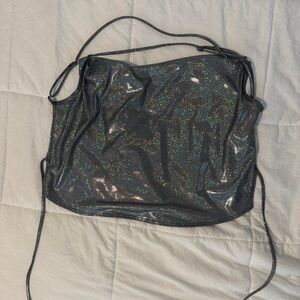 Bp Women's Silver and Black Top